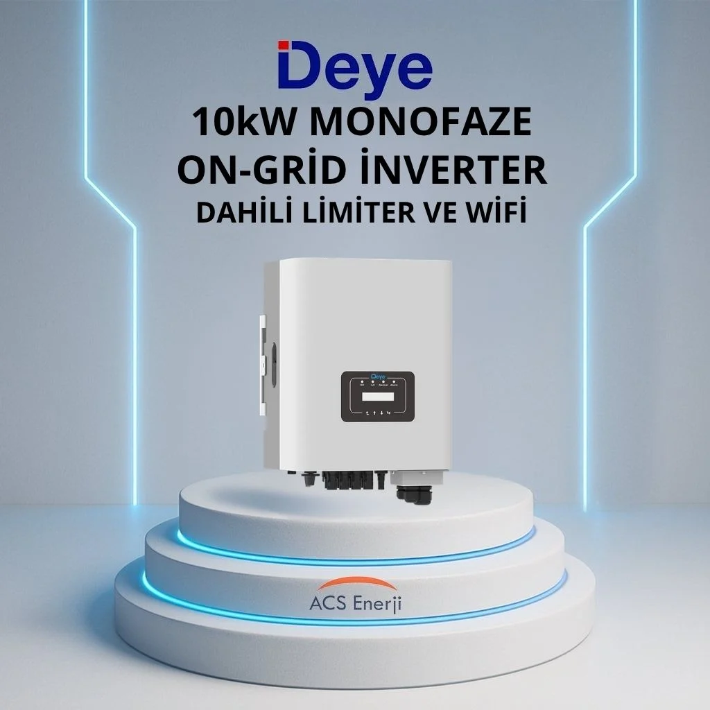 Deye 10kW Monofaze On-Grid İnverter