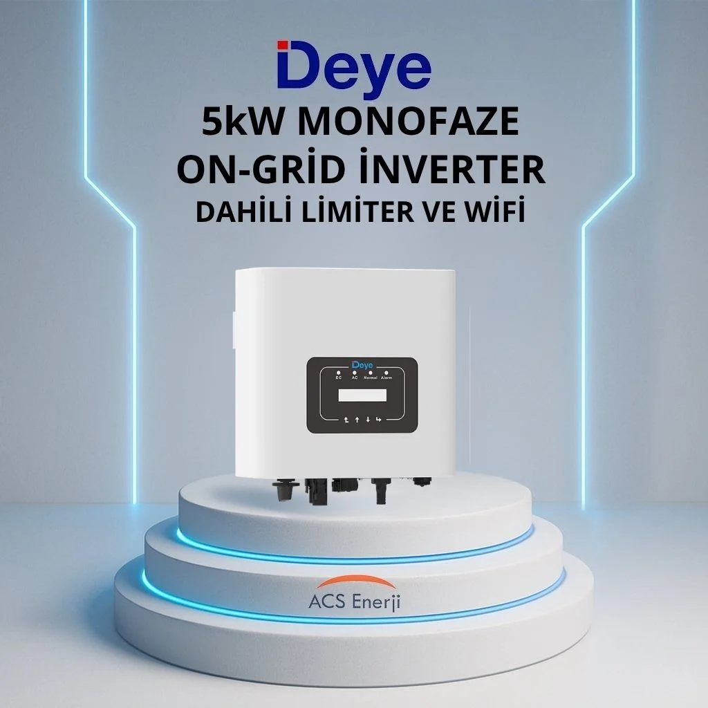 Deye 5kW Monofaze On-Grid İnverter