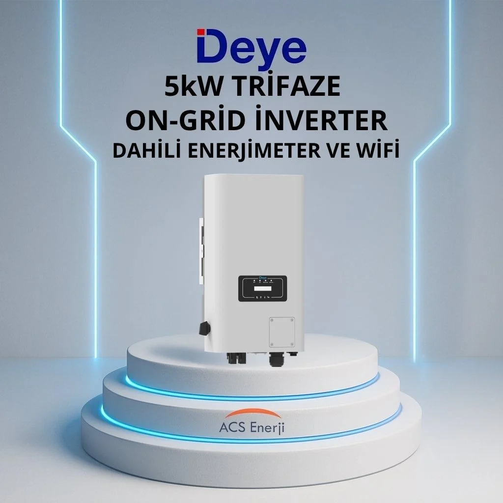 Deye 5kW Trifaze On-Grid İnverter