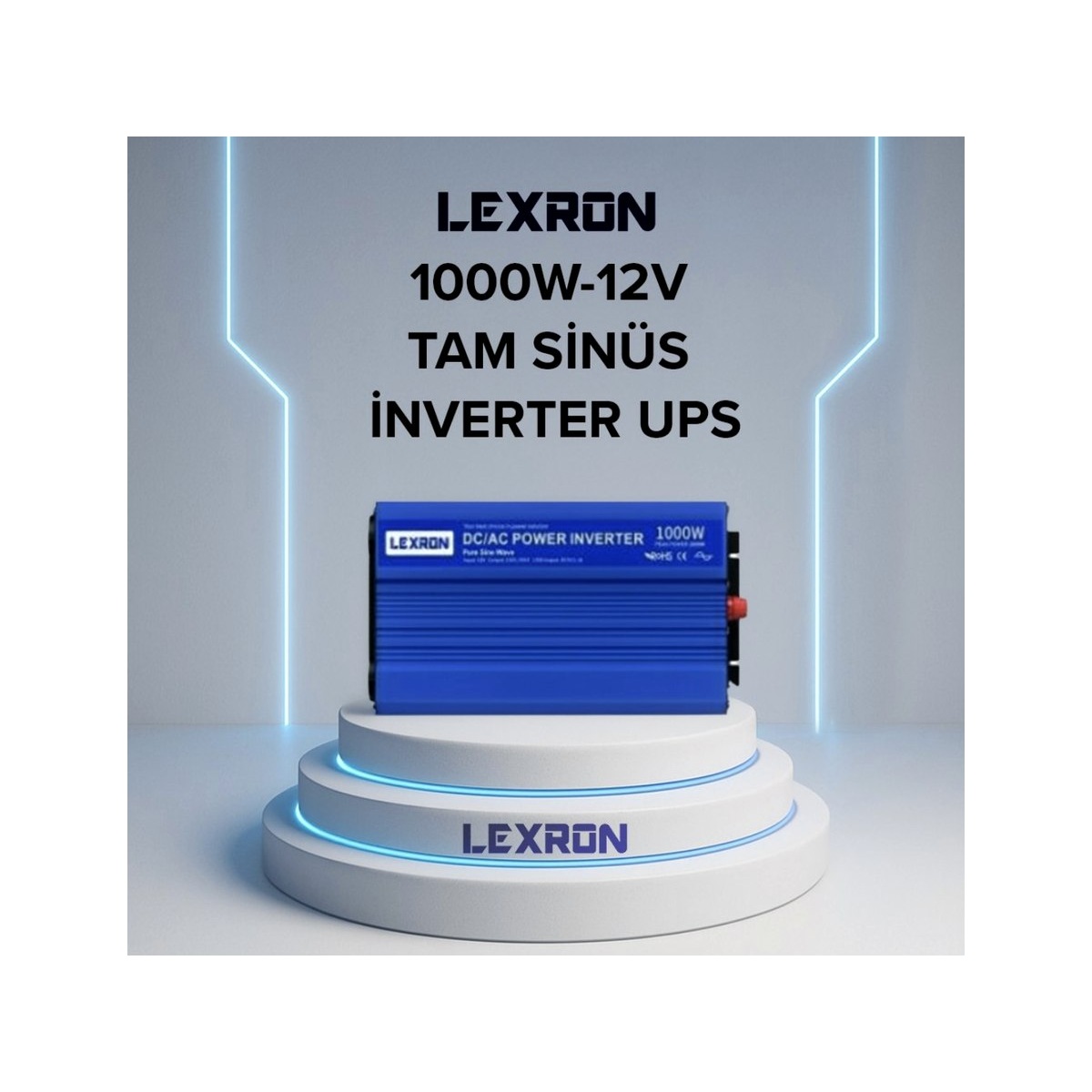 Lexron 1000w 12 V Tam Sinus Inverter Ups