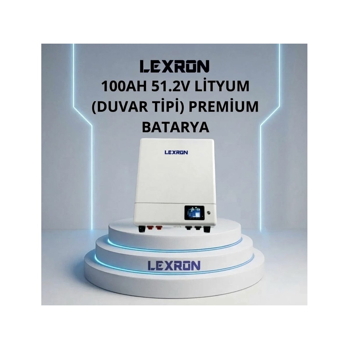 Lexron 100Ah 51.2V Duvar Tipi Premium Lityum Akü