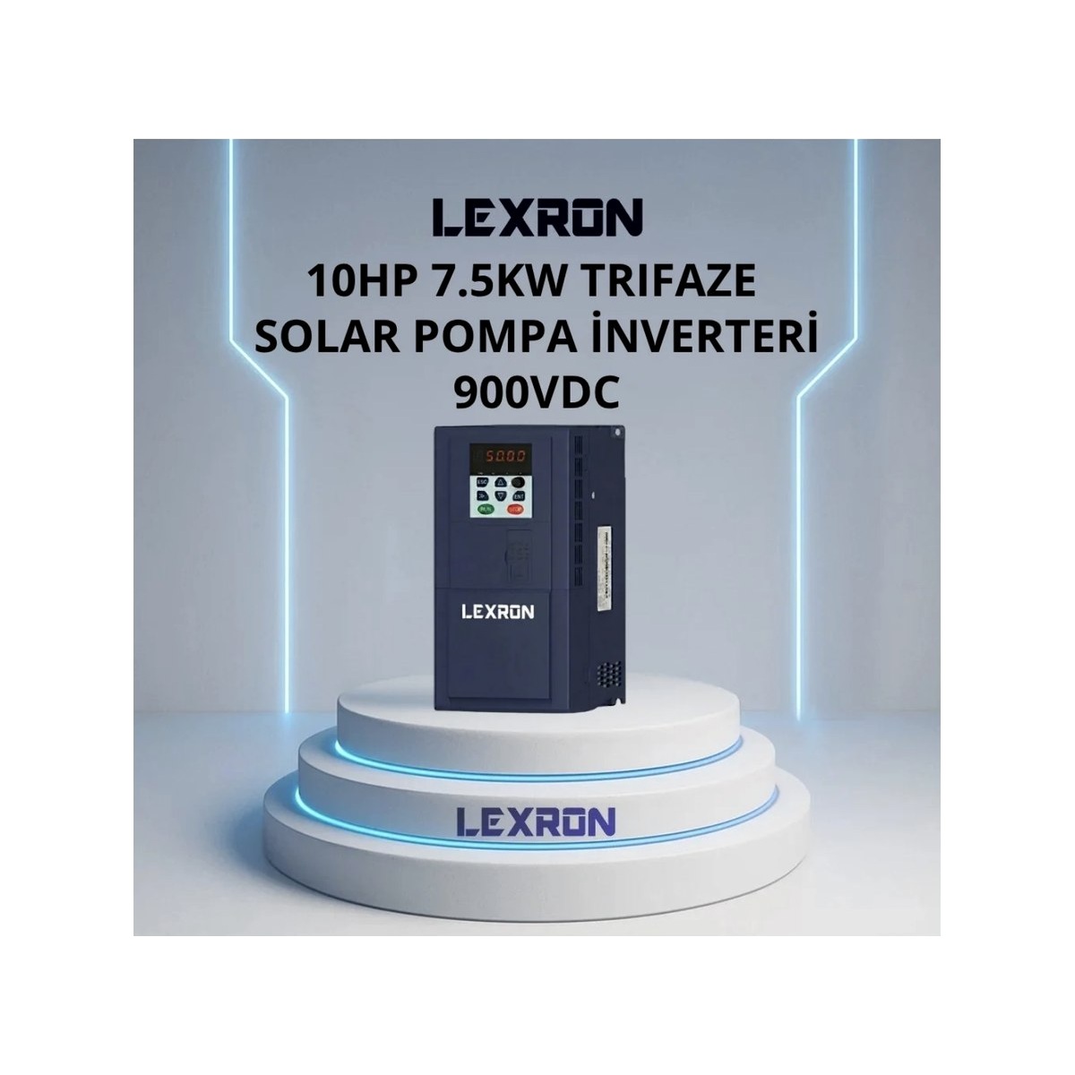 Lexron 10 HP 7 5 kW Trifaze Solar Pompa Inverteri 900vdc