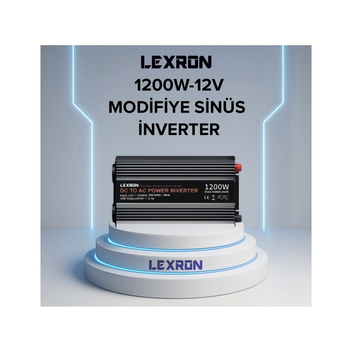 Lexron 1200w 12 V Modifiye Sinus Inverter