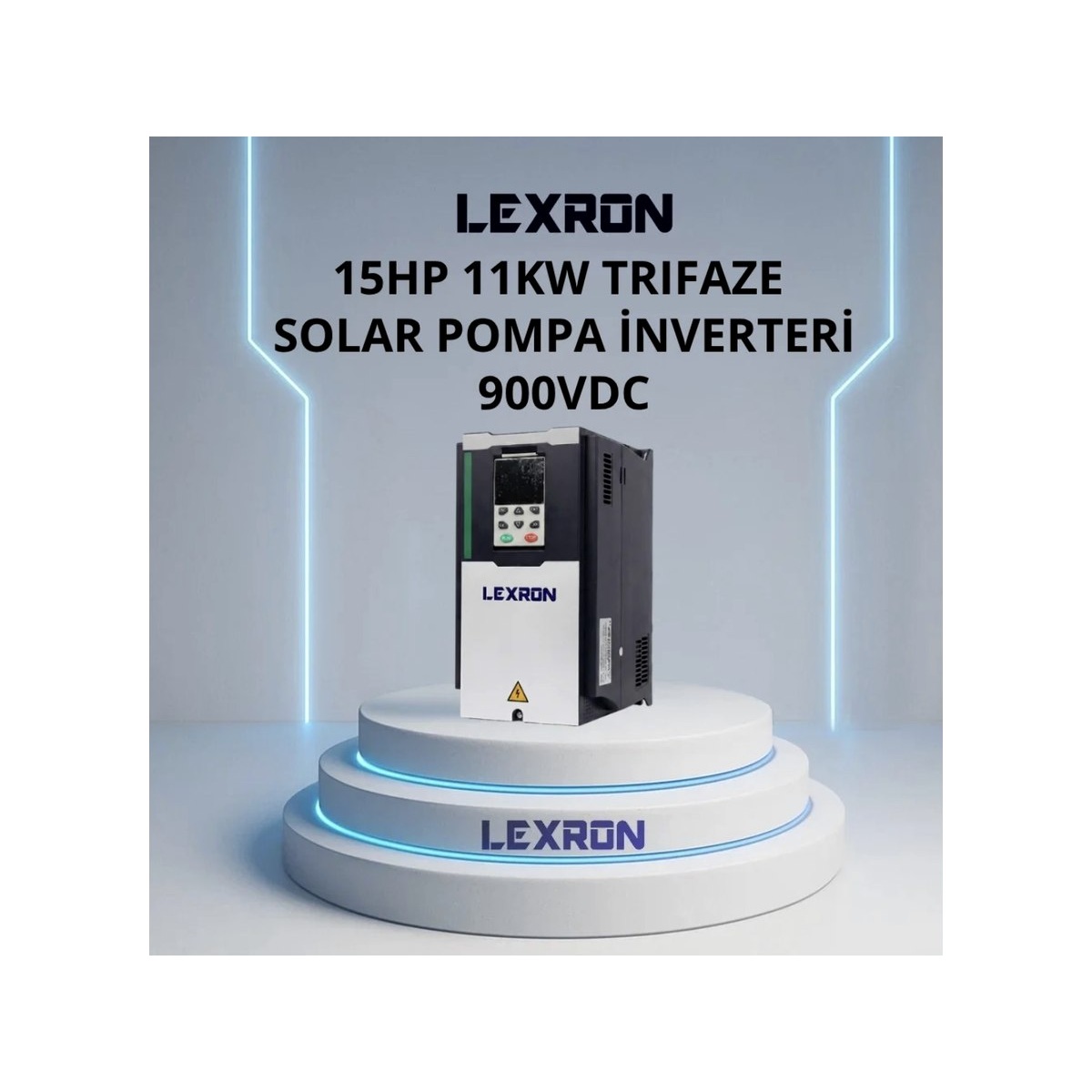 Lexron 15 HP 11 kW Trifaze Solar Pompa Inverteri 900vdc