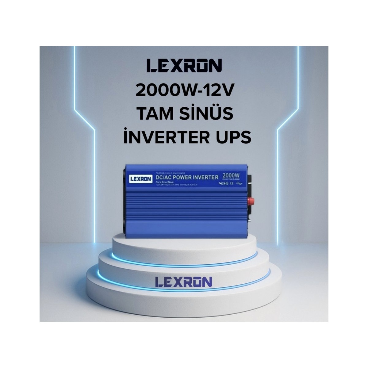 Lexron 2000w 12 V Tam Sinus Inverter Ups