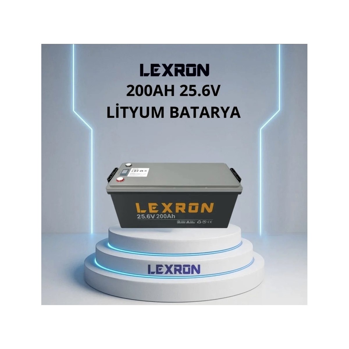 Lexron 200Ah 25.6V Lityum Batarya