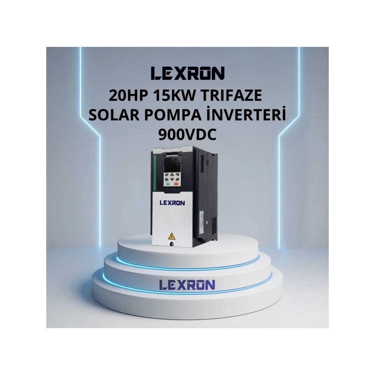Lexron 20 HP 15 kW Trifaze Solar Pompa Inverteri 900vdc