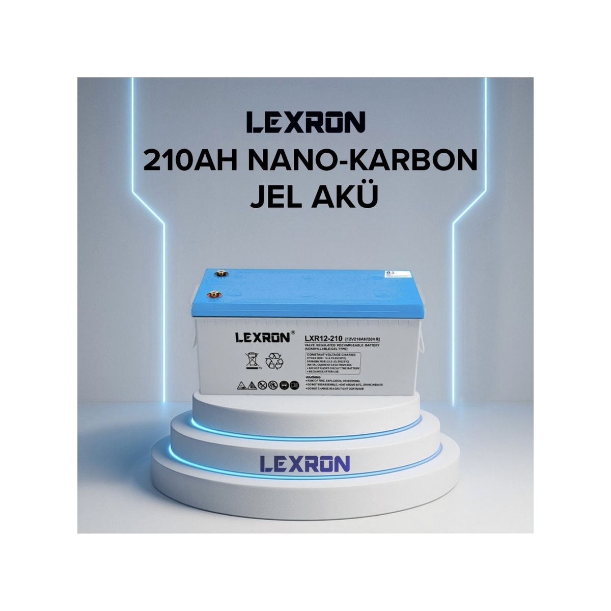 Lexron 210 Ah Nano Karbon Jel Aku