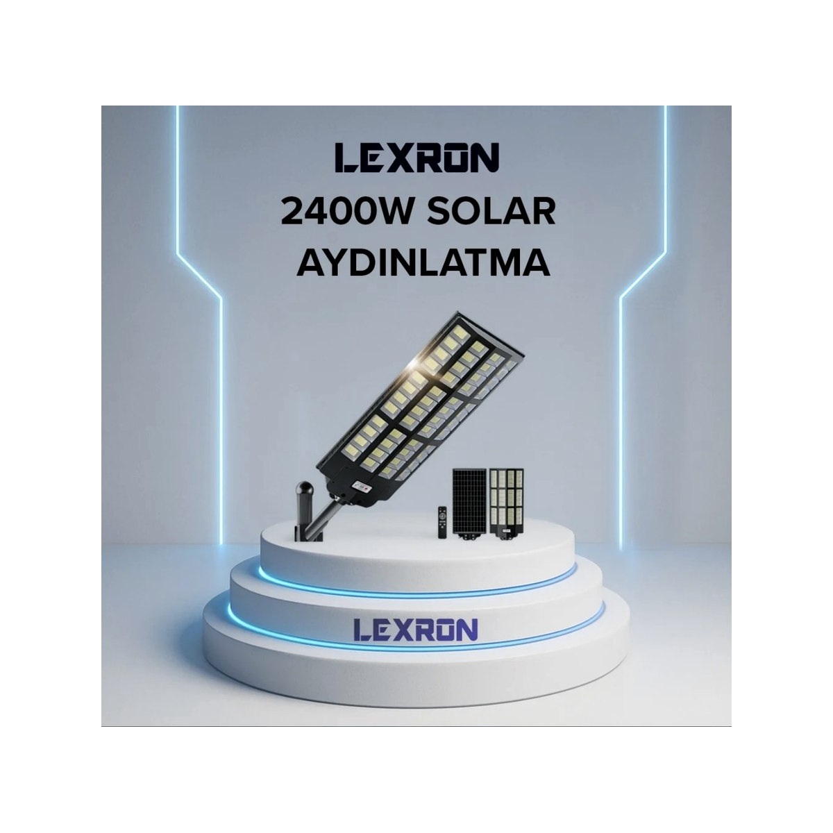 Lexron 2400w Solar Aydinlatma