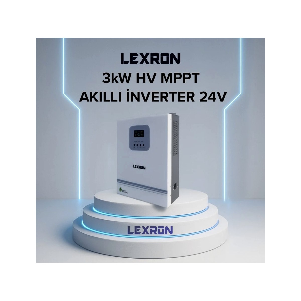 Lexron 3 kW HV MPPT Akilli Inverter 24 V