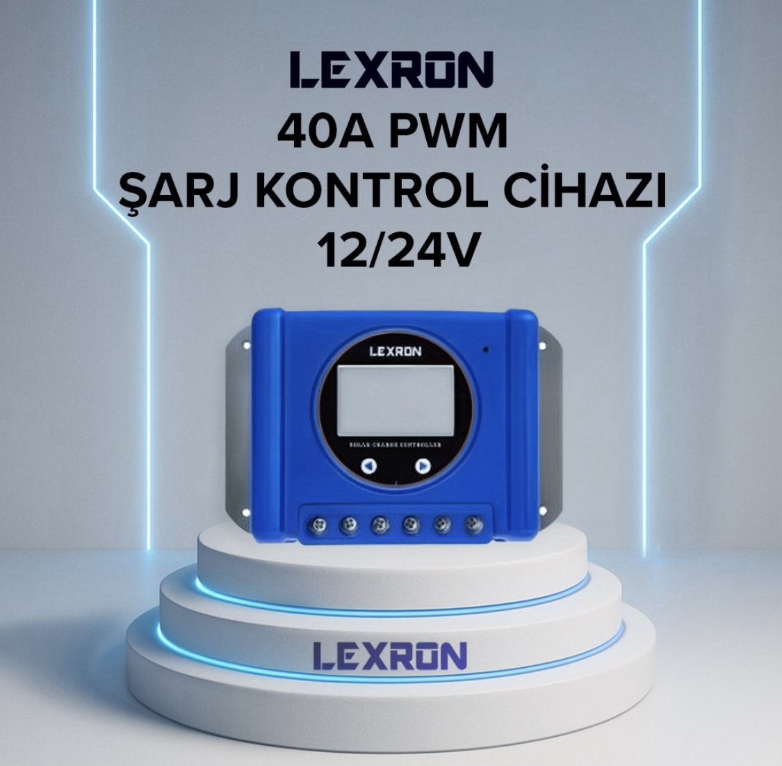 Lexron 40A PWM Şarj Kontrol Cihazı