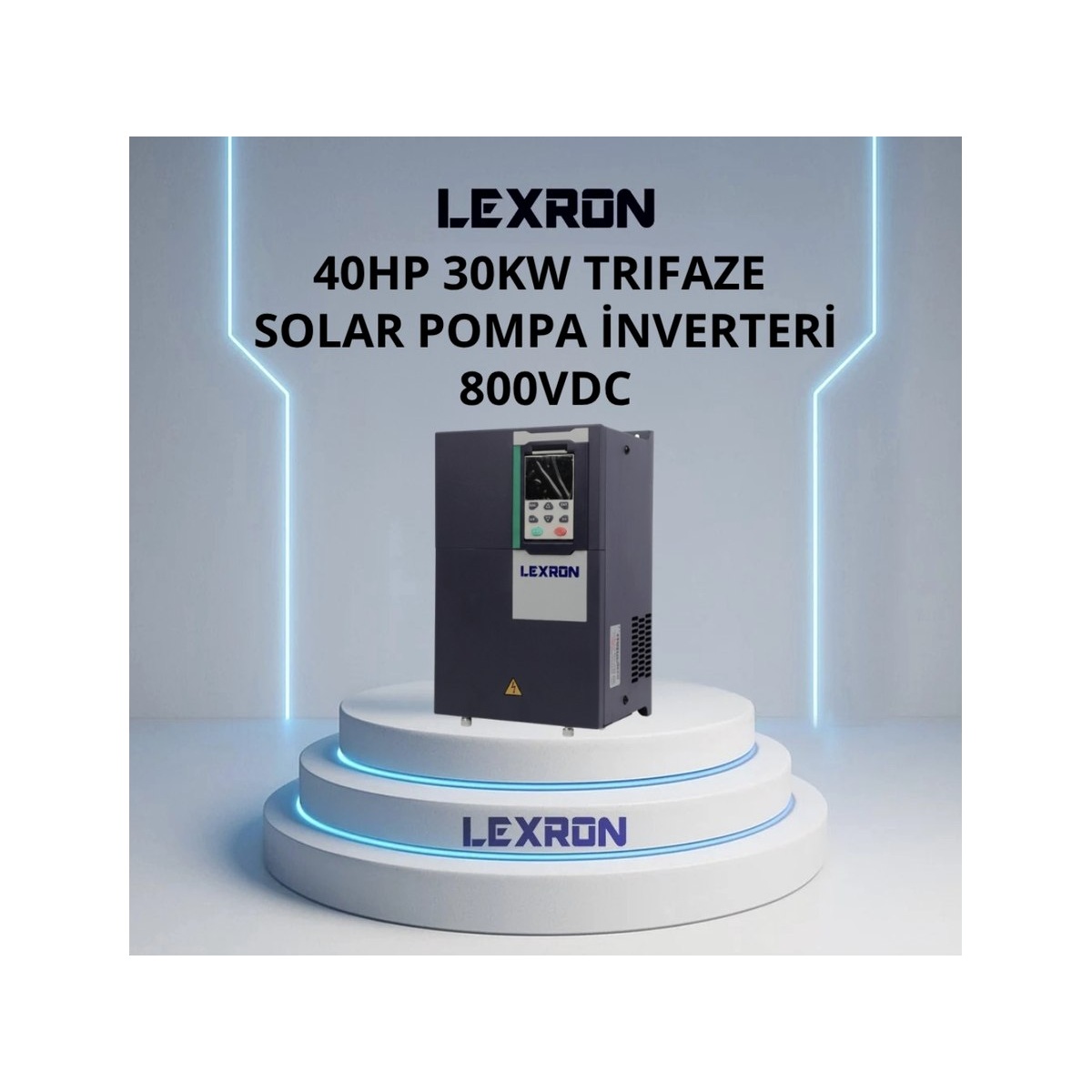 Lexron 40 HP 30 kW Trifaze Solar Pompa Inverteri 800vdc