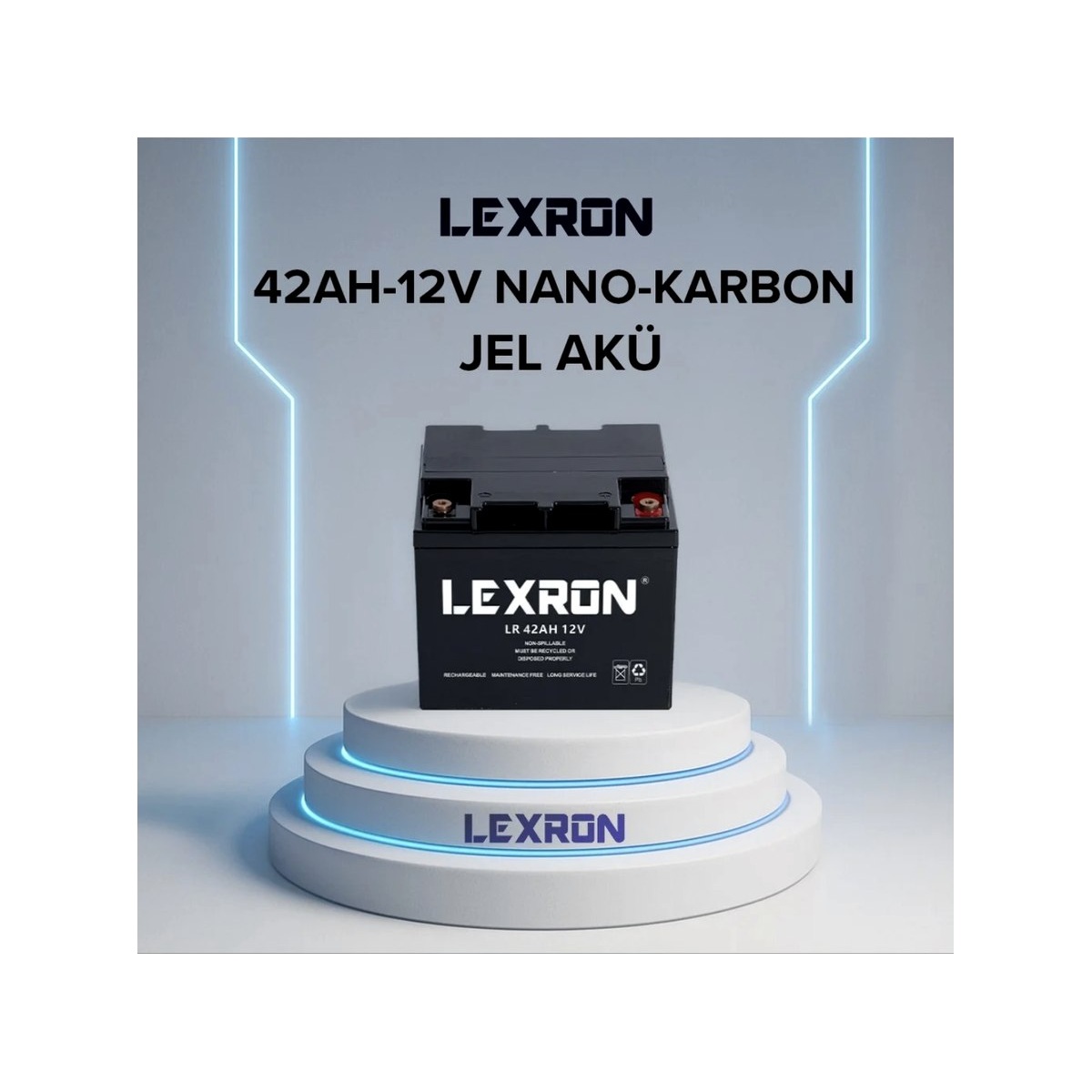 Lexron 42 Ah 12 V Nano Karbon Jel Aku