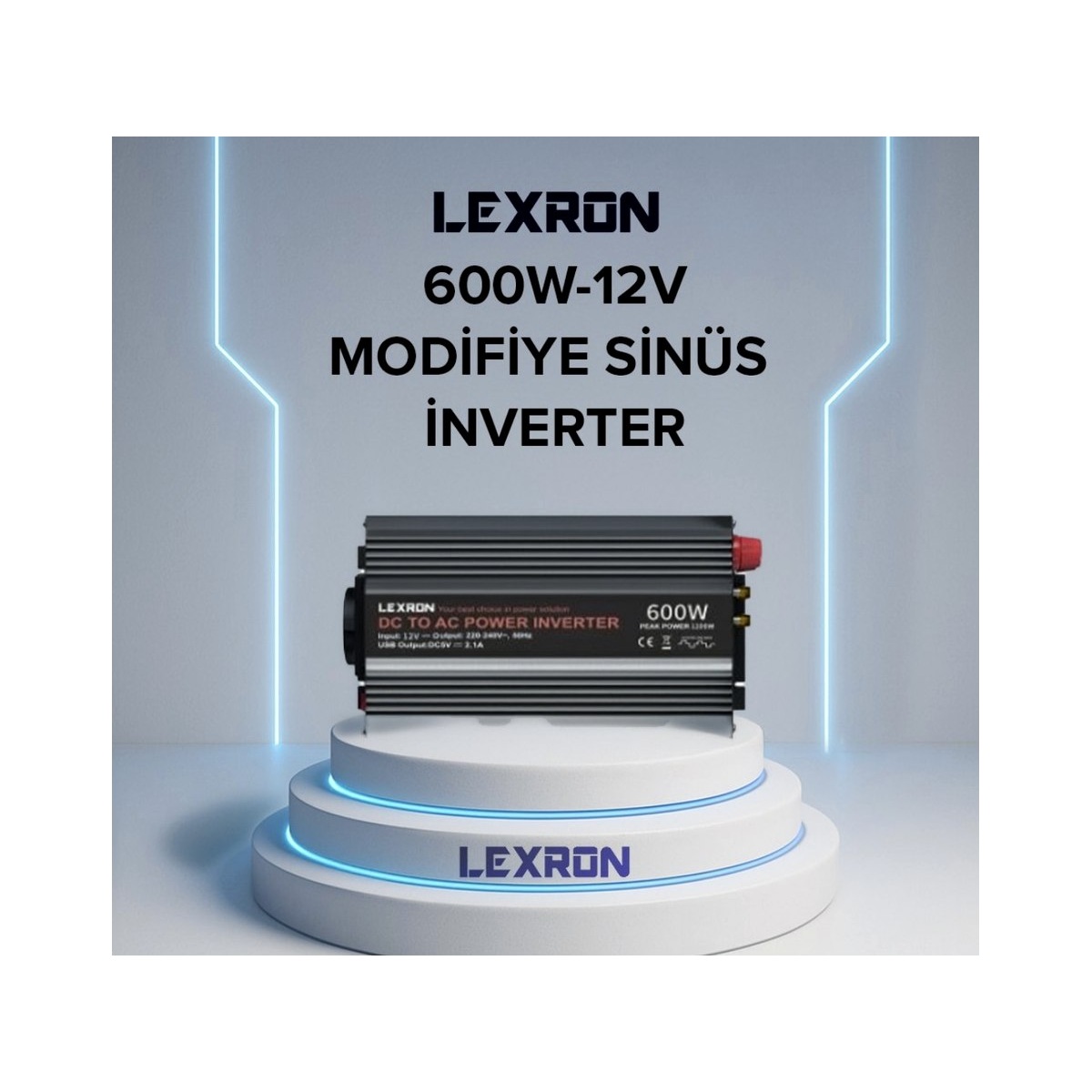 Lexron 600w 12 V Modifiye Sinus Inverter
