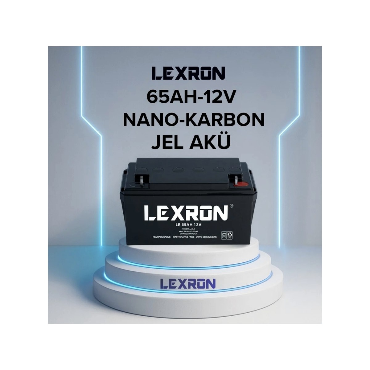 Lexron 65 Ah 12 V Nano Karbon Jel Aku