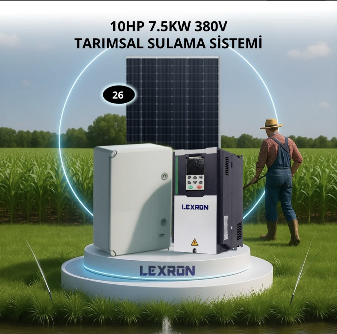 10HP 7.5kW (380V) Tarımsal Sulama Paketi