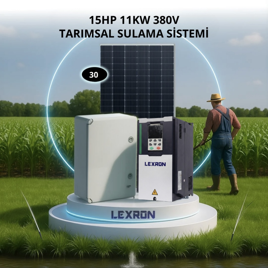 15HP 11kW (380V) Tarımsal Sulama Paketi