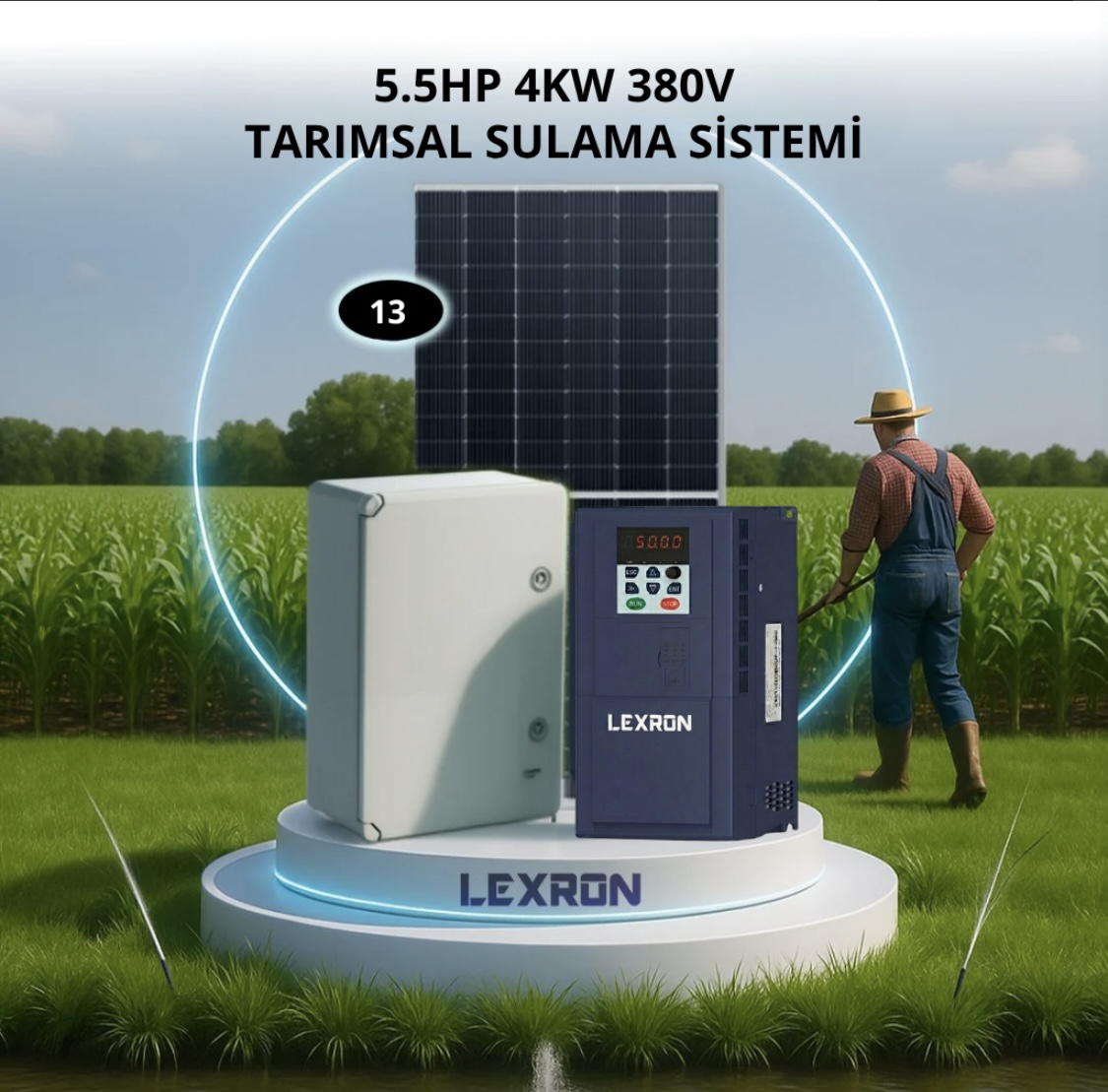 5.5HP 4kW (380V) Tarımsal Sulama Paketi