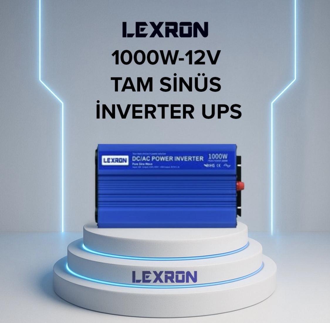 Lexron 1000w 12 V Tam Sinus Inverter Ups