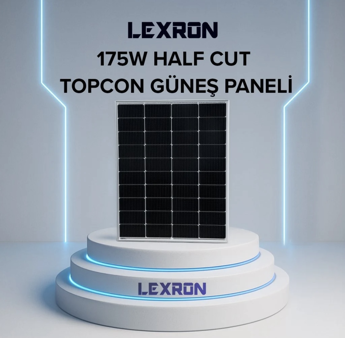 Lexron 175W Half-Cut TOPCon Güneş Paneli