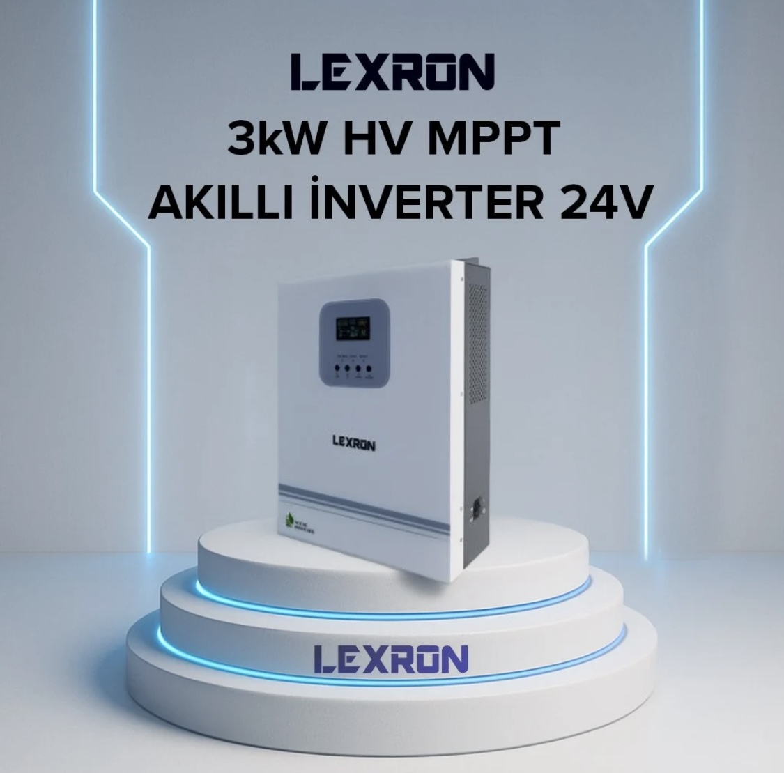 Lexron 3 kW HV MPPT Akıllı İnverter 24V