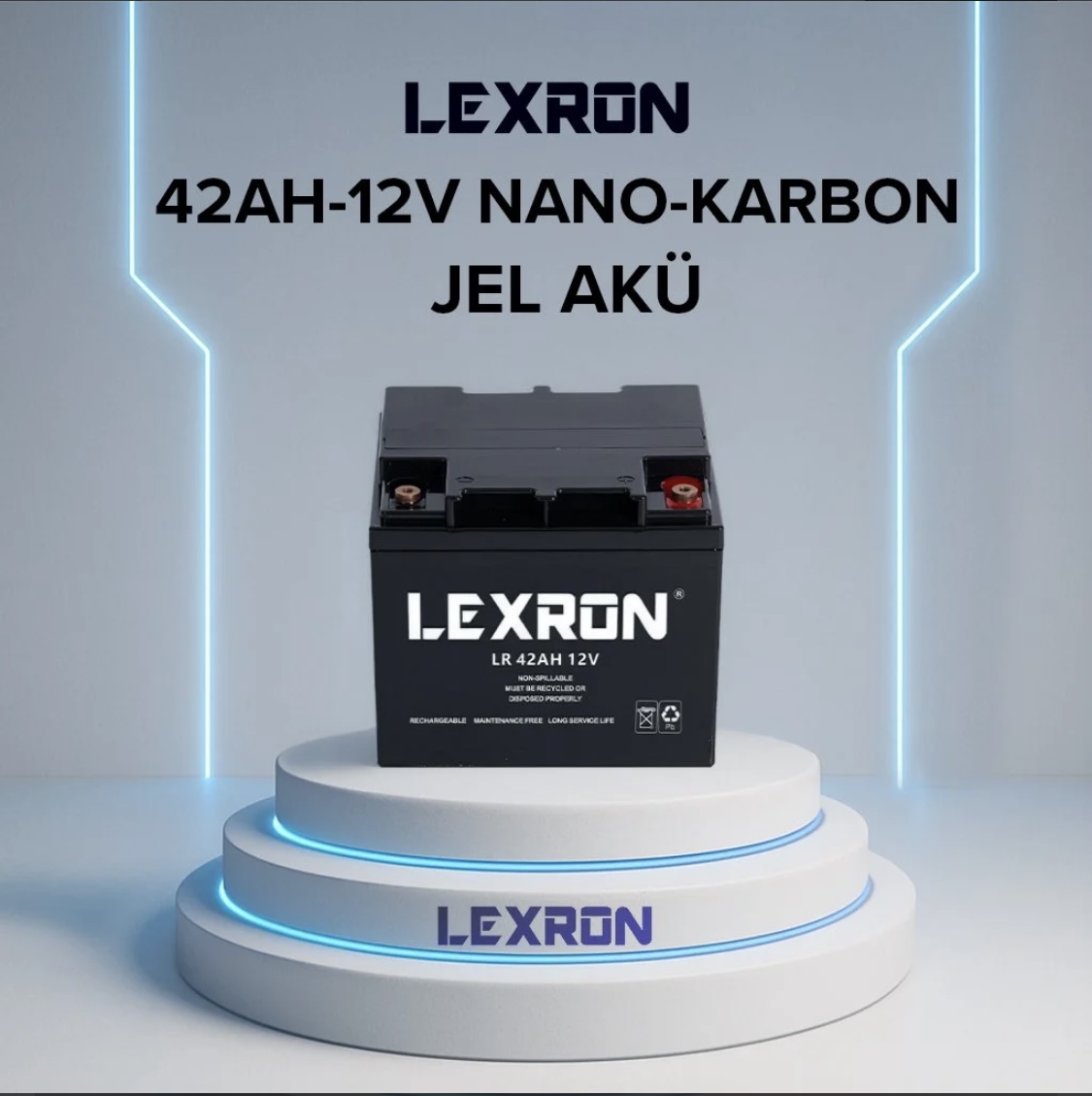 Lexron 42 Ah 12 V Nano Karbon Jel Aku