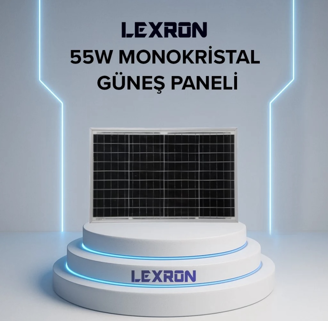 Lexron 55w Monokristal