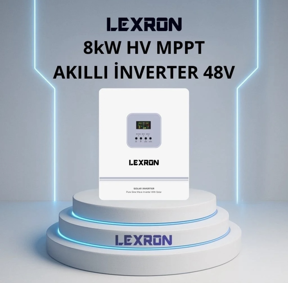 Lexron 8 kW HV MPPT Akilli Inverter 48 V