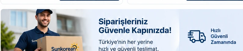 Siparişleriniz güvenle kapınızda - Türkiye geneli hızlı ve güvenli teslimat